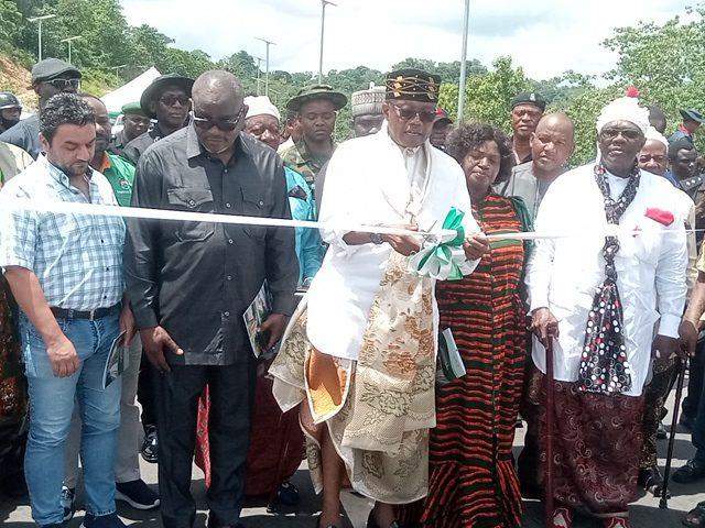 65430 buhari commissions 1 2km ikom bridge boosting economic activities in cross river