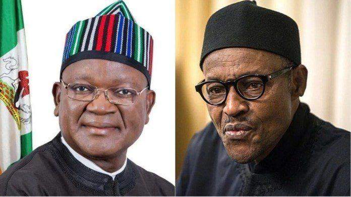 65729 benue governor samuel ortom forgives president buhari