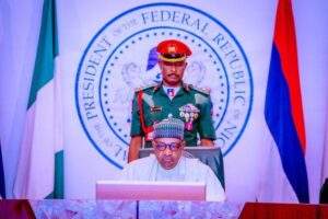 65787 president buhari swears in seven rmafc commissioners