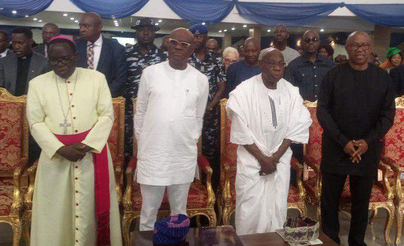 66813 obasanjo and peter obi join kukah for the launch of his book in port harcourt