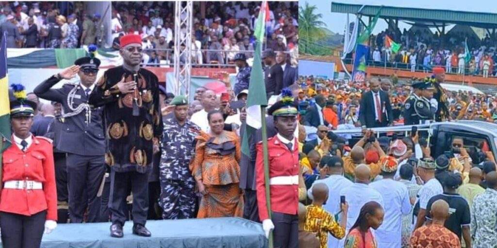 68222 female police officer collapses during parade at governor ottis inauguration