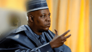 68593 kashim shettima resumes work at the vp office assures nigerians of governments commitment to national development
