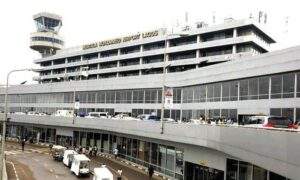 69197 aircraft skids off runway in lagos airport