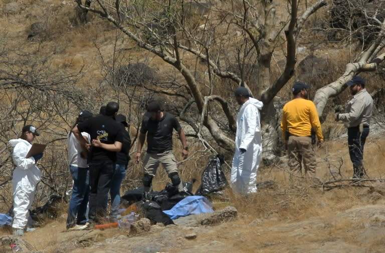 69842 mexico police find 45 bags containing human body parts