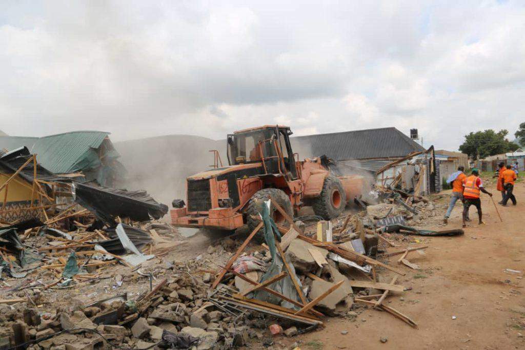 71950 demolition fcta reclaims over 500 plots of land in katampe district