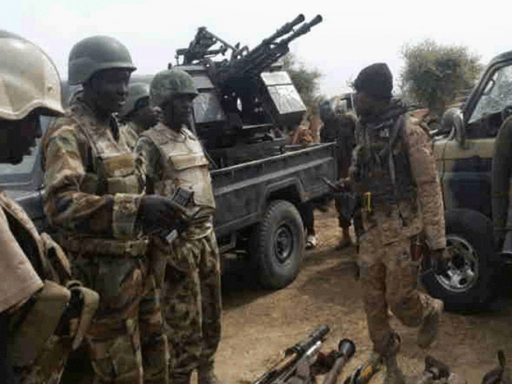 73664 nigerian troops take down 42 bandits and apprehend 96 others in north central and north west