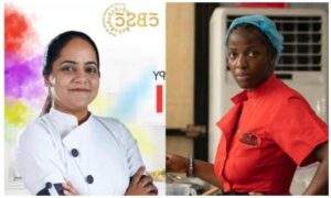73677 indian chef lata tondon congratulates hilda baci for breaking guinness world record