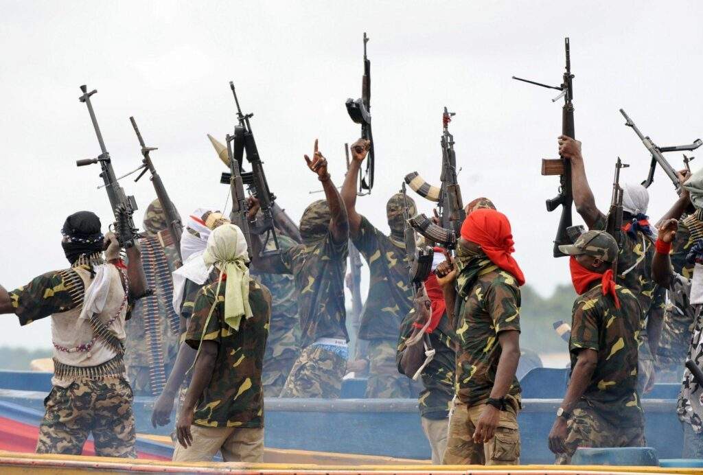 75748 nigerian troops raid oil bunkerers camps seize arsenal of arms