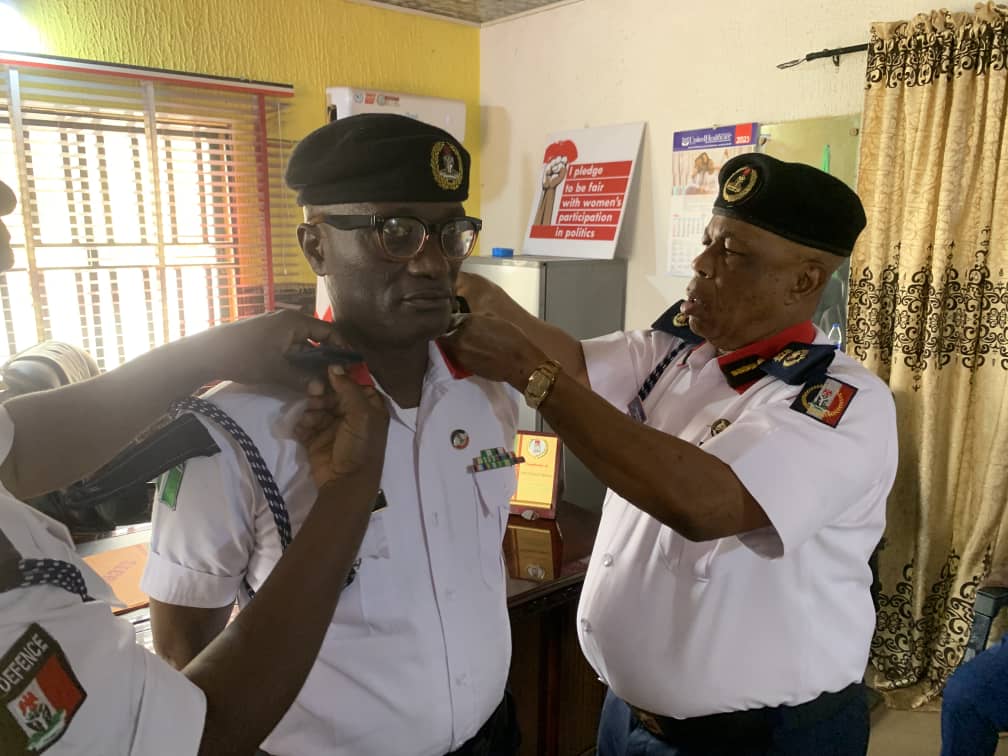 76113 civil defence decorates newly promoted officers in anambra