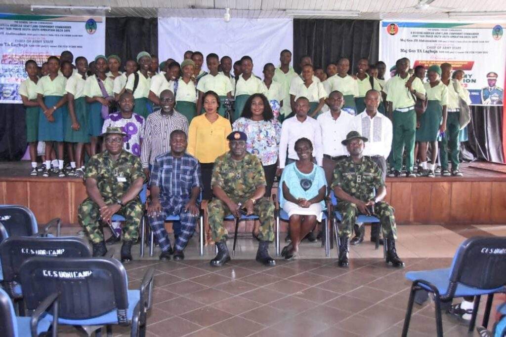 78476 nigerian army engages secondary schools in rivers state to combat social vices