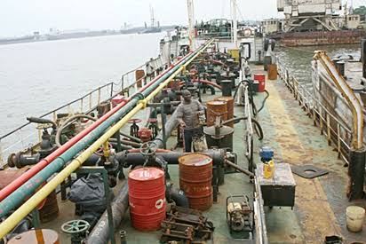 81064 oil theft security operatives intercept vessel with stolen crude oil