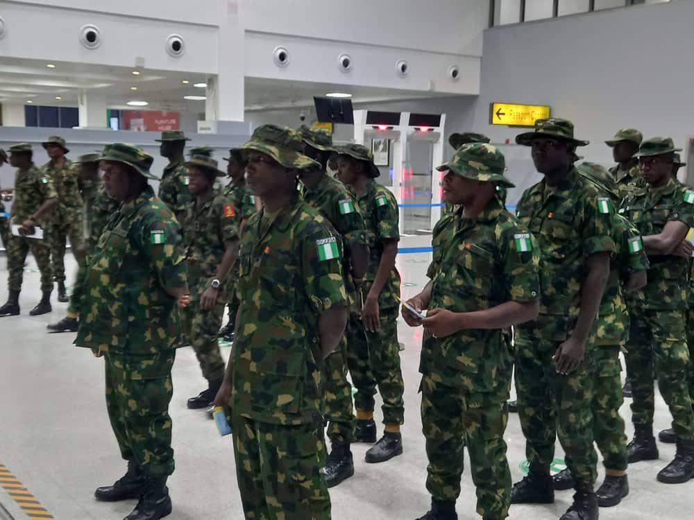 81534 nigerian troops return home from guinea bissau