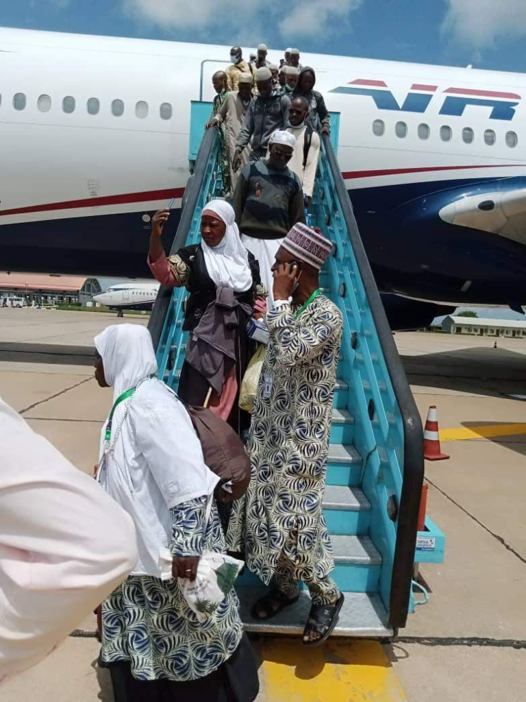 81673 hajj second batch of 269 kwara pilgrims returns to nigeria