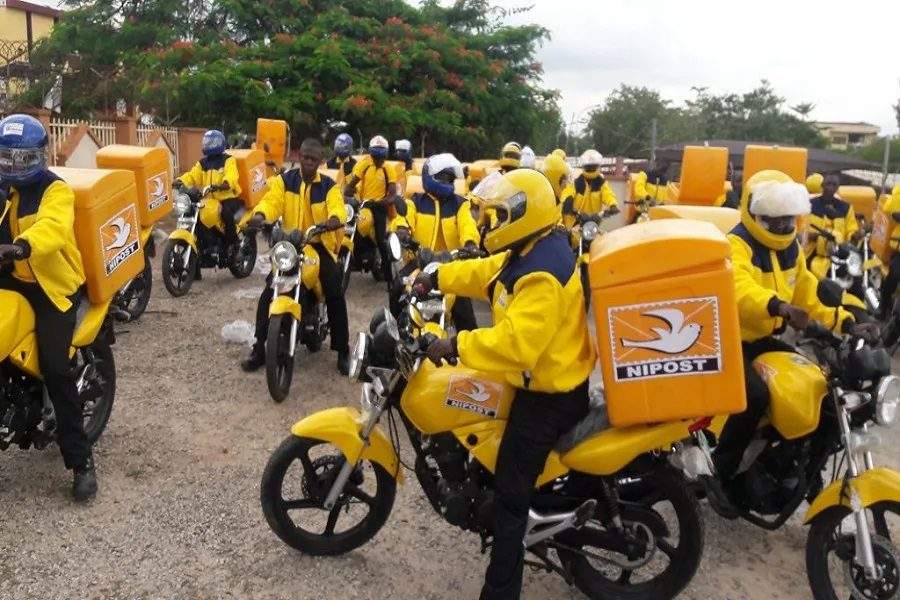 82266 nipost gets 100 motorcycles 10 vans to boost logistics services