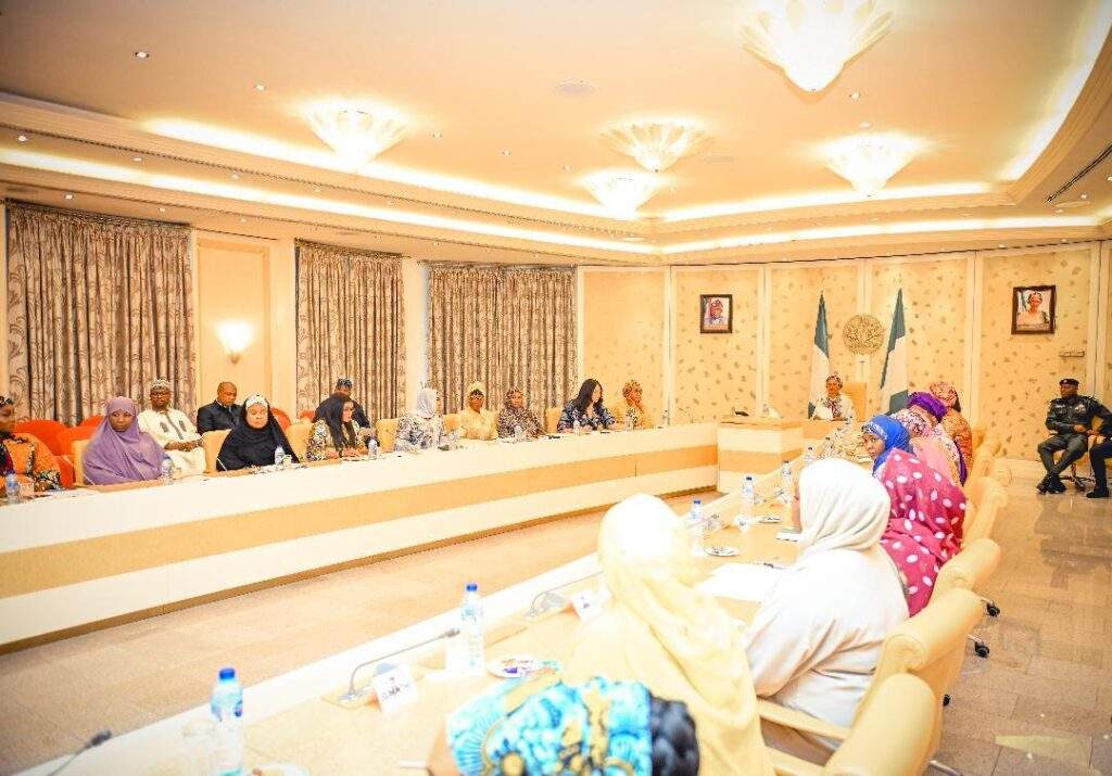 82306 nigerias first lady meets with wives of governors