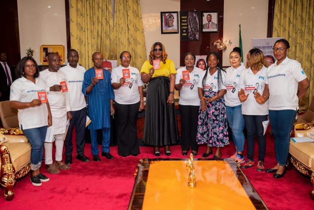86458 ebonyi state governors wife vows to end child trafficking