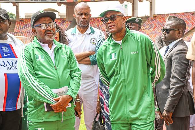 100416 sports minister relocates his office to mko abiola national stadium