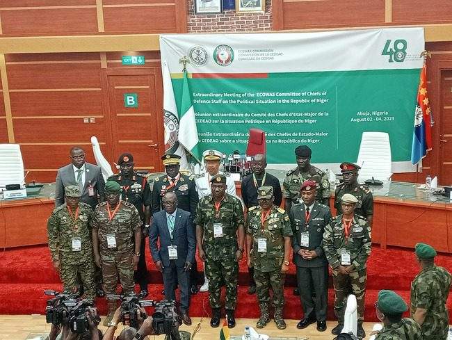 88767 ecowas defence chiefs deliberate over niger coup in abuja