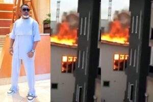 90415 comedian ay reacts as fire guts his lagos house