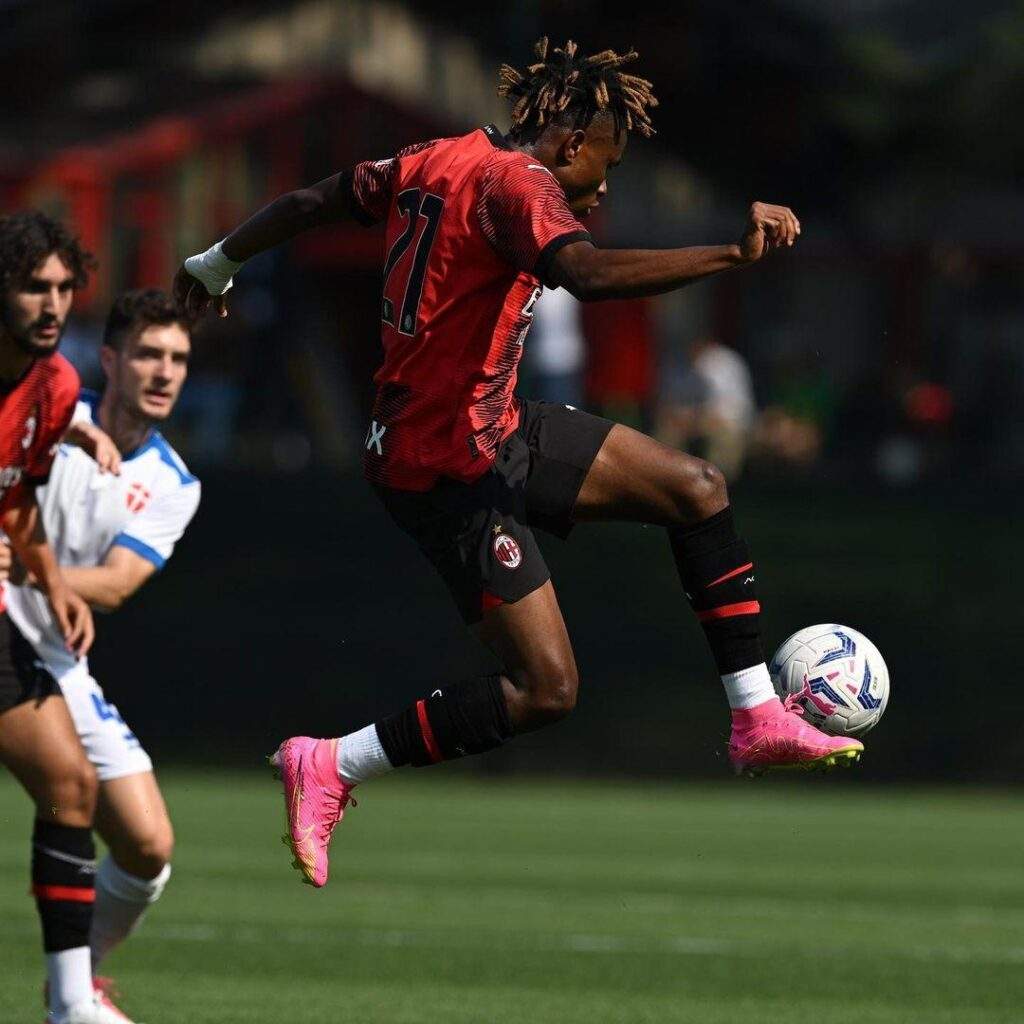 92710 serie a chukwueze on target as ac milan cruise to victory in final pre season friendly
