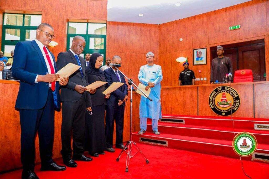 93811 katsina governor inaugurates four new judges in a bid to strengthen the states judicial system