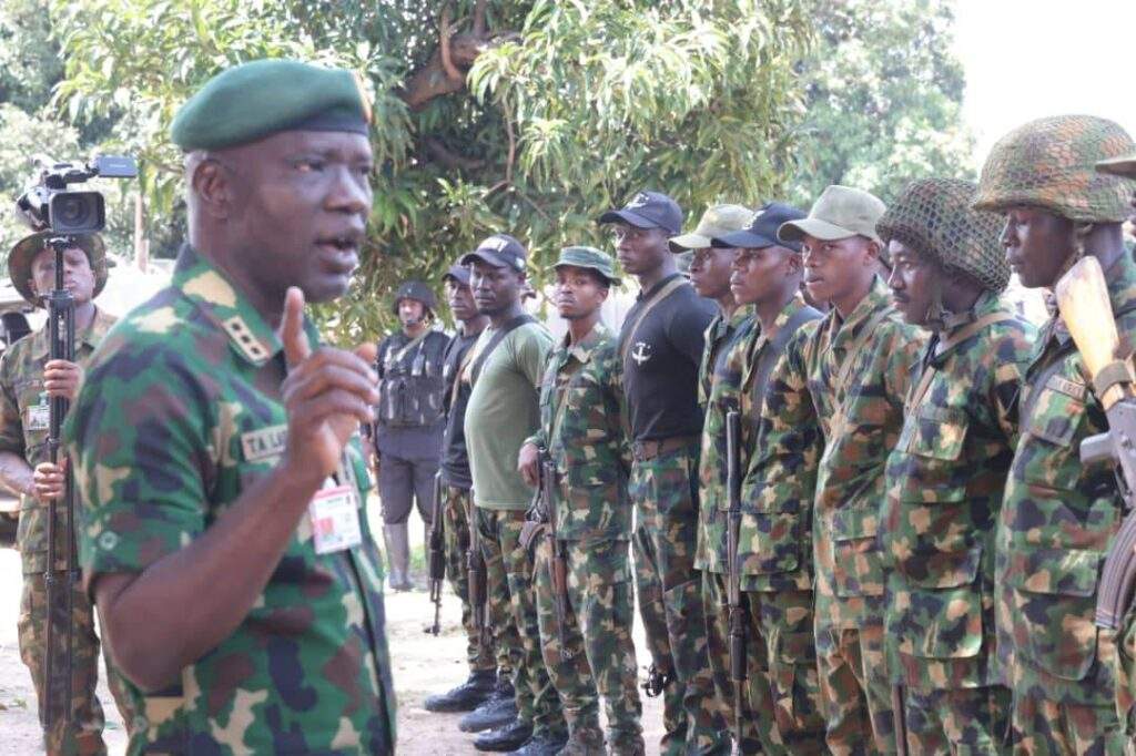 94014 safeguarding nigeria coas inspires troops at forward operating base niger state