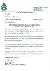 94667 cbn launches price verification system portal to streamline importation process