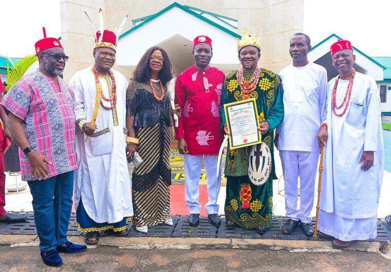 95751 soludo confers certificates of recognition on anambra monarchs