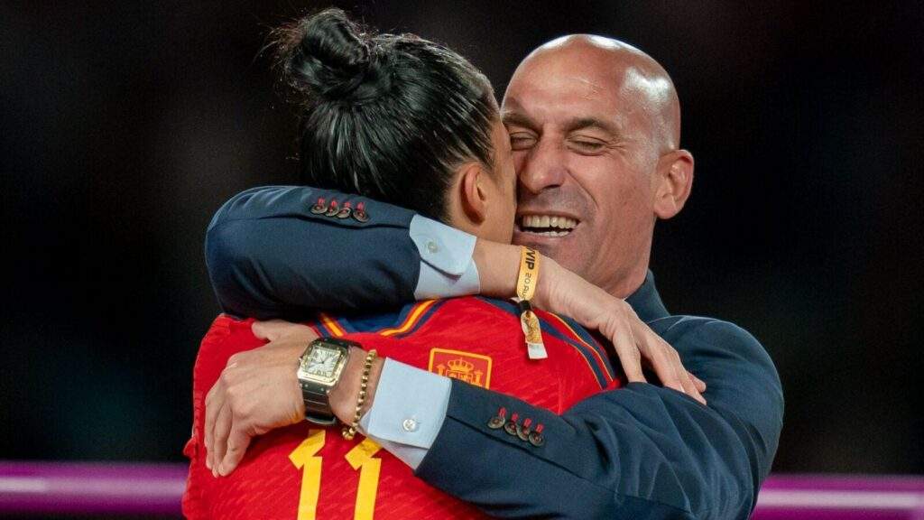 96004 2023 womens world cup jennifer hermoso addresses controversial kiss with spanish fa president rubiales