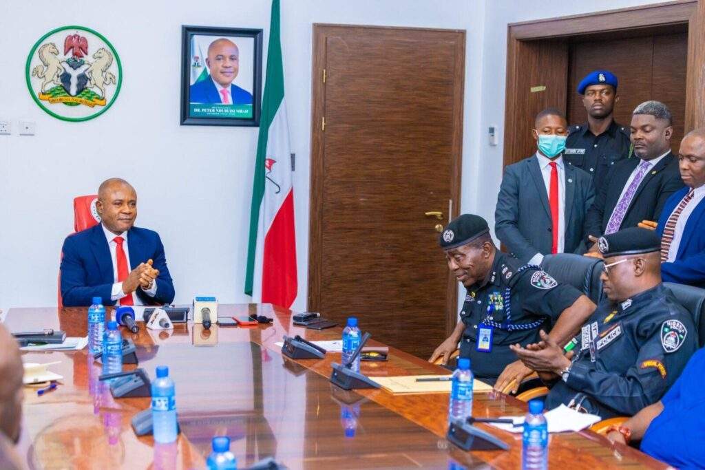 96766 enugu state governor delighted with progress in ensuring security