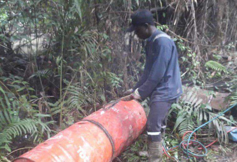 101618 troops uncover illegal oil bunkering sites in delta state