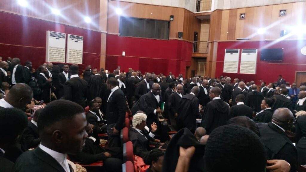 102146 anti bomb experts take over presidential election petition courtroom