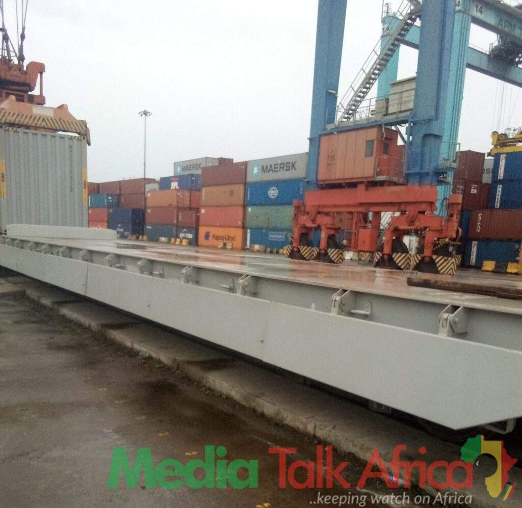 104421 transport minister flags off freight train services at lagos port