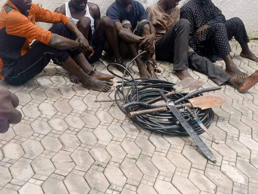 105174 fcta arrests vandals of abuja light rail infrastructure