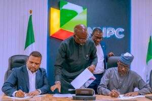 105997 nnpc indorama sign mou on gas supply