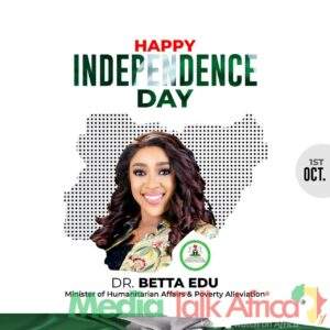 111913 nigeria63 humanitarian minister commends nigerians on independence anniversary