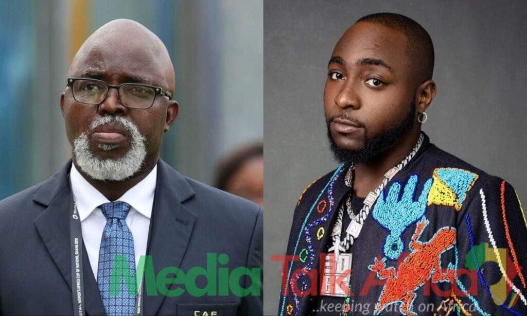 114840 davido did not show up for our event despite being paid n72m ex nff president pinnick alleges