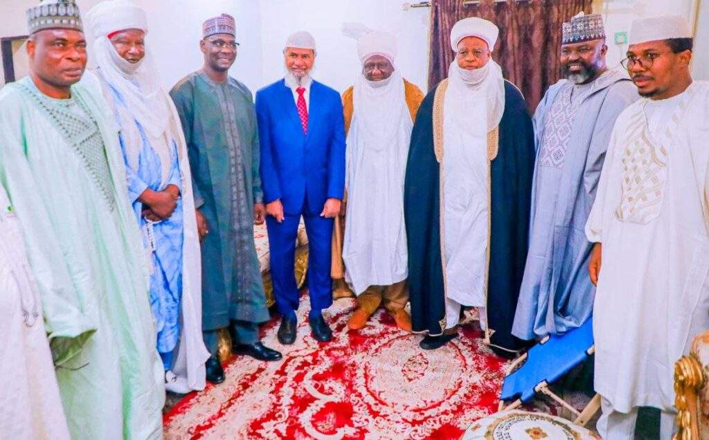 126894 gov sule sultan of sokoto controversial indian cleric zakir naik meet in keffi