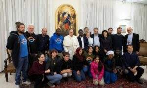 131815 pope francis advocates for peace meets with families of captives in israel and palestine