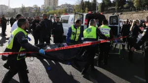 134761 gunmen open fire at jerusalem bus stop leaving three dead and others injured
