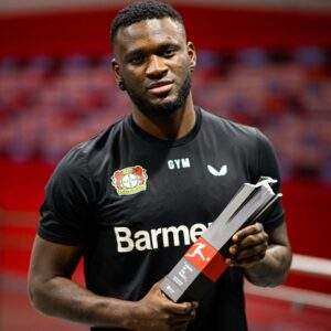 Bundesliga Boniface wins fifth consecutive Rookie of the Month award