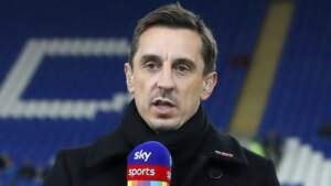 EPL Gary Neville speaks on Man Utd sacking Ten Hag