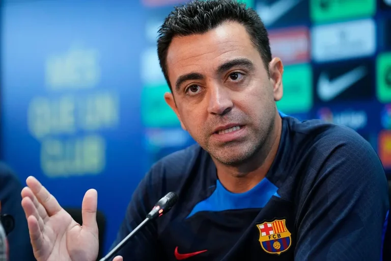 LaLiga Xavi slams Barcelona players despite 3 2 win over Almeria