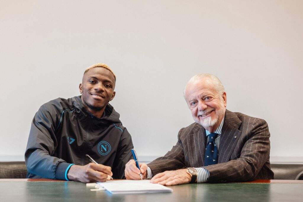 Serie A Napoli chief Meluso excited by Osimhen contract extension