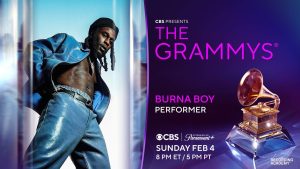 Burna Boy To Perform At 2024 Grammys 300x169