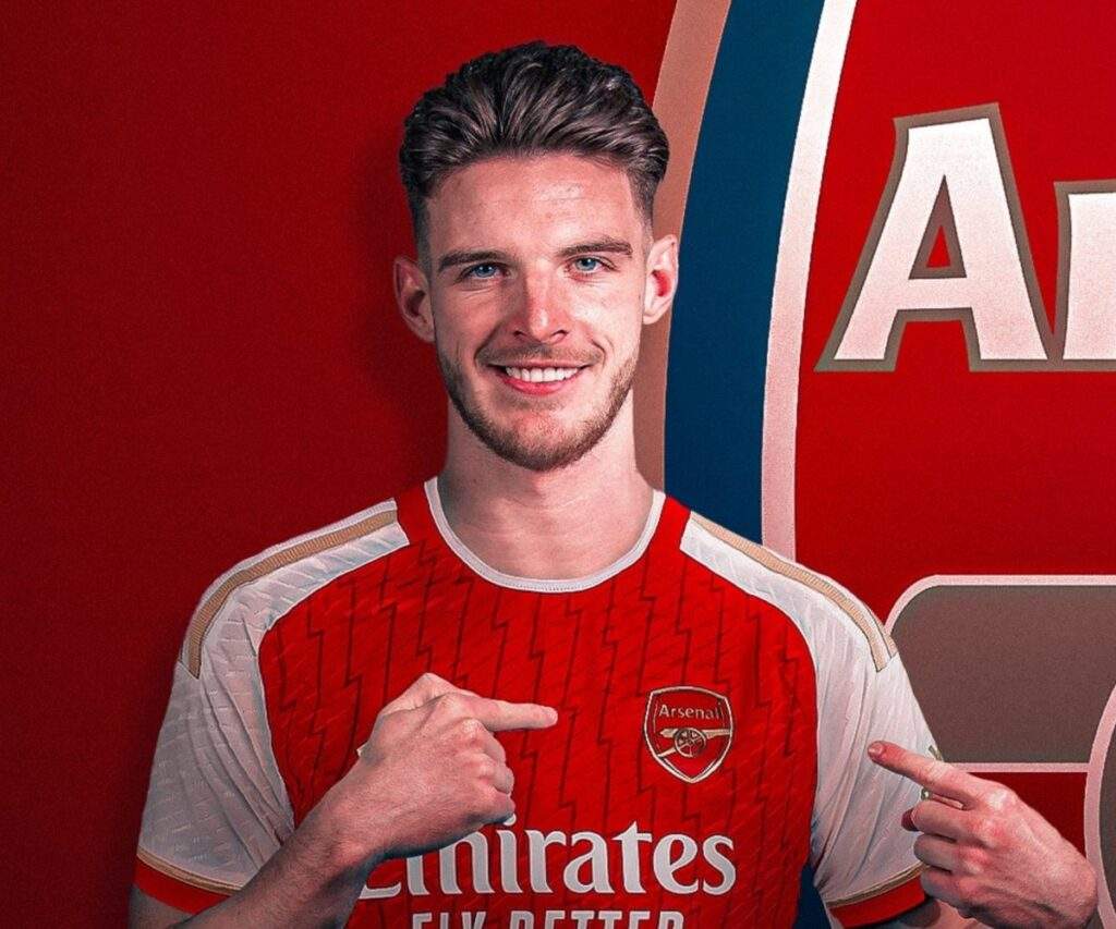EPL Declan Rice names four Arsenal players he has close