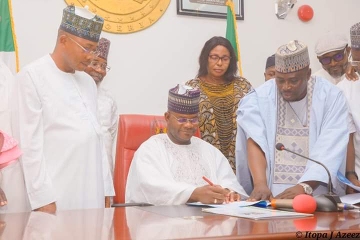 Governor Bello signs social investment bill 14 others into law