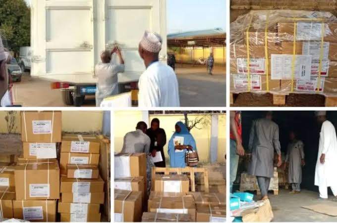 INEC takes delivery of sensitive materials for Saturdays re run polls INEC takes delivery of sensitive materials for Saturdays re run polls