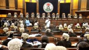 Kano Bauchi Zamfara Plateau Ebonyi governors arrive Supreme Court —