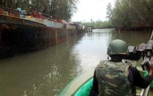 Navy Hands Over Seized Trawler 13 Crew Members To Bayelsa 300x188